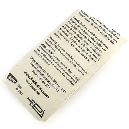 Heddon Tiny Torpedo Ytbete, Transparent, 7g, Propeller, #8787