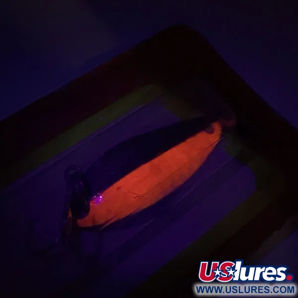 Luhr Jensen Little Jewel Skeddrag, Hammered Brass / Red, 7g, UV, #8789