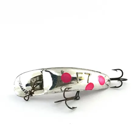 Yakima Bait FlatFish F7 Wobbler, Silver / Röd, 3,6g, Trolling, #8799