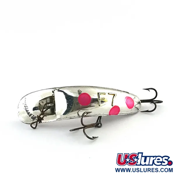 Yakima Bait FlatFish F7 Wobbler, Silver / Röd, 3,6g, Trolling, #8799