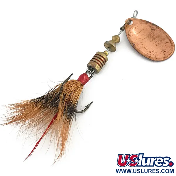 Mepps Aglia 2 dressed Spinnare, Koppar, 4,7g, Hårstjärt, #8814