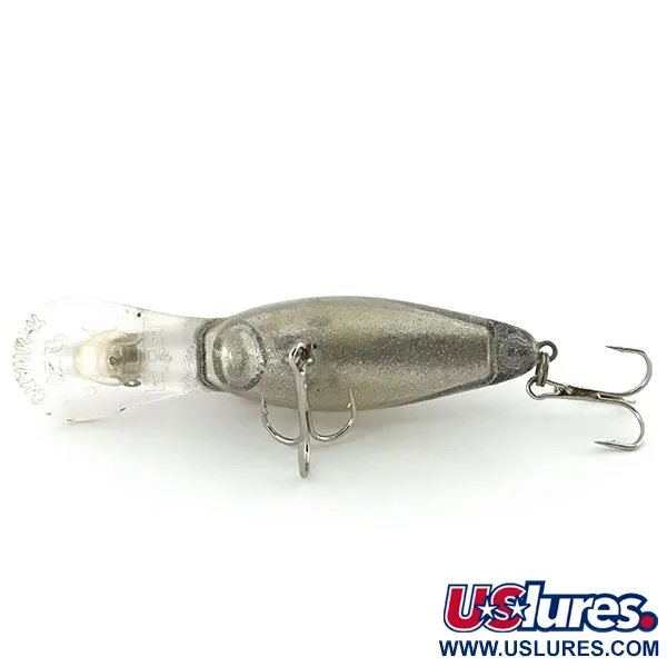 Rebel Deep Crank R, 10.5g, Transparent / Silver Glitter, Djupgående wobbler #8829