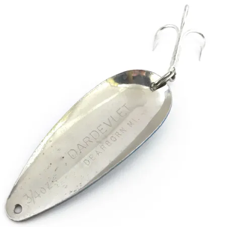 Eppinger Dardevle Dardevlet Skeddrag, Blå / Nickel, 21g, Dearborn, #8853