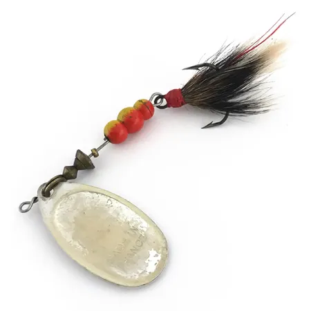 Mepps Aglia 4 squirrel tail Spinnare, Silver, 9g, Naturhår, #8857