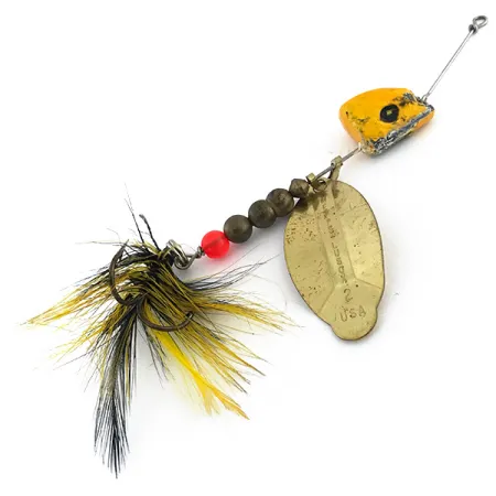 Mepps Lusox 2 Spinnare, Guld / Gul, 17g, Utbytbar sänke, #8858