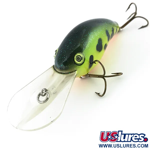 Strike King Pro Model 5XD Djupgående Wobbler, Chartreuse, 18g, Glow, #8865