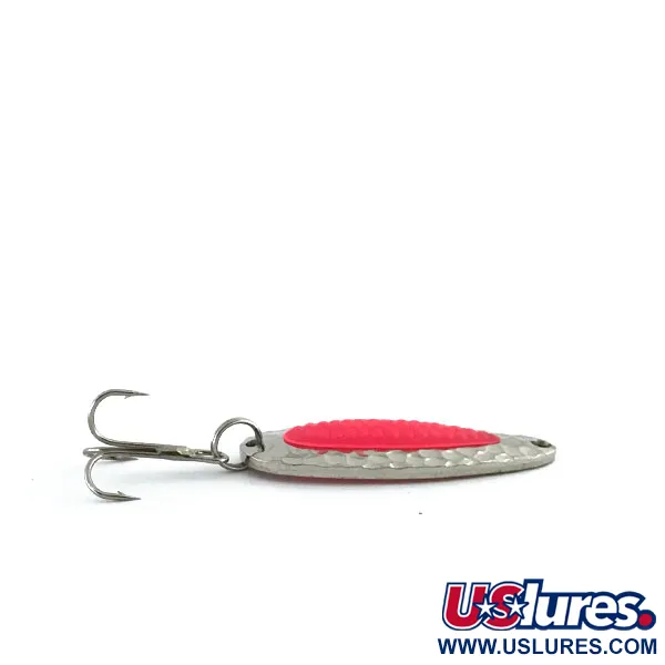 Nebco Pixee Skeddrag, Hamrad Nickel/Rosa, 7g, Glow-insats, #8874