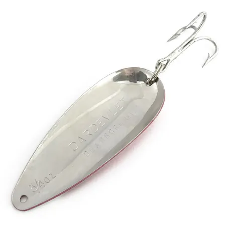 Dardevle Dardevlet Skeddrag, Röd/Vit/Nickel, 21g, Eppinger, #8879