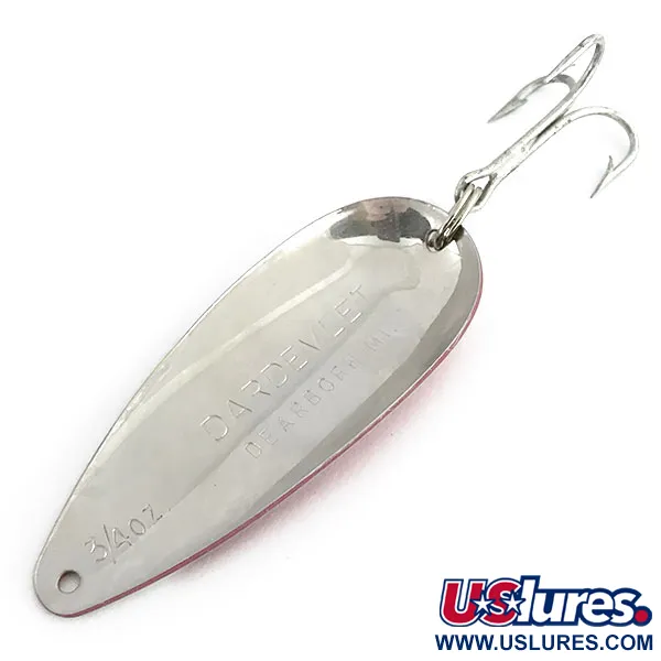 Dardevle Dardevlet Skeddrag, Röd/Vit/Nickel, 21g, Eppinger, #8879