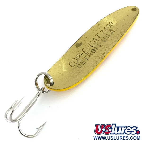 Dardevle Cop-E-Cat 7400 Skeddrag, Five of Diamonds, 19g, Guld, #8880