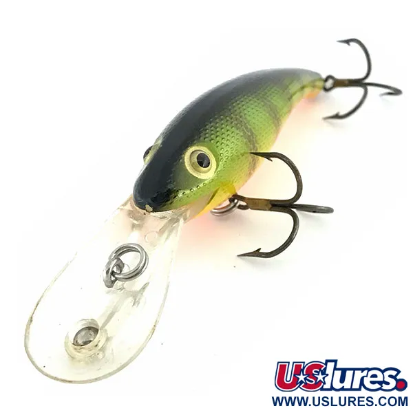 Cotton Cordell Wally Diver Wobbler, Abborre, 14g, Djupgående, #8888