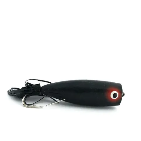 Burke Weedless Popper Ytbete, Svart, 7g, Vasskyddad, #8889