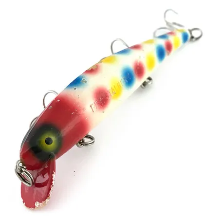 Catchmore Fish Stalker Wobbler, Vit/Röd/Blå, 14g, Haksked, #8897
