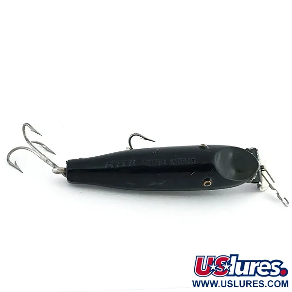 Creek Chub Spinning Pikie Wobbler, Svart, 6g, Vintage, #8899