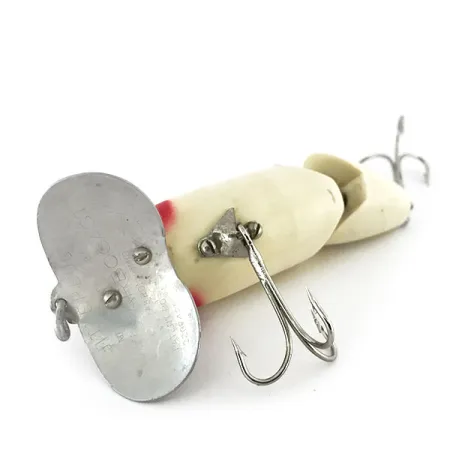 Fred Arbogast Jitterbug Ledat Ytbete, Röd/Vit, 14g, #8911