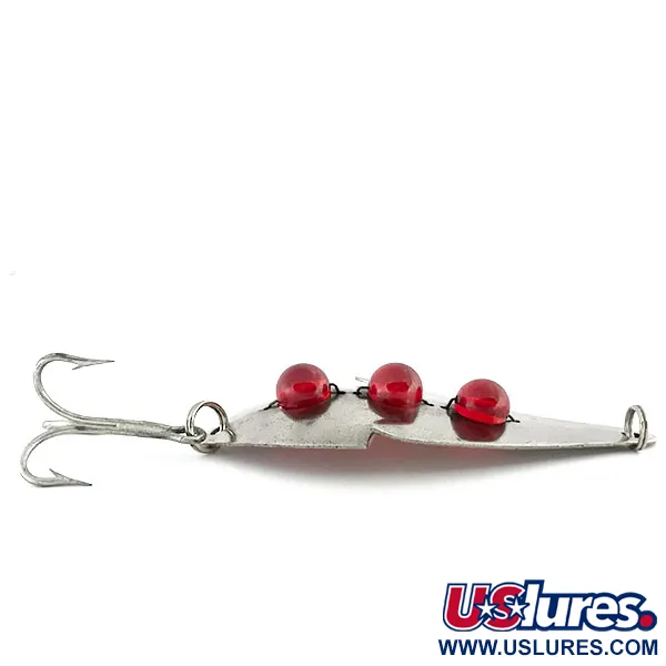 Lanes Lane's Sparkl-l Wobbler Skeddrag, Nickel, 28g, Röda Ögon, #8928