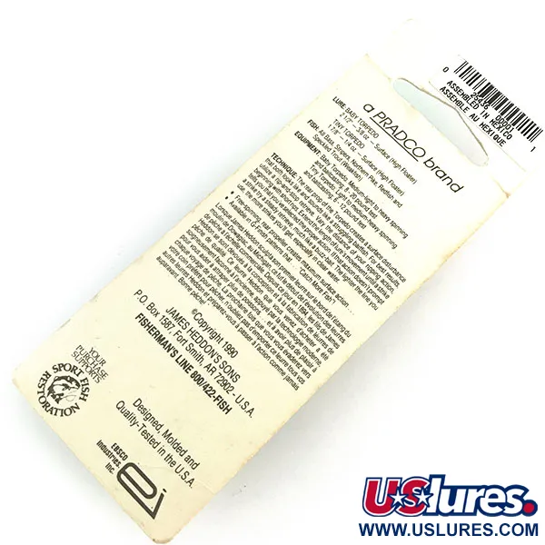 Heddon Tiny Torpedo Ytbete, Grön, 7g, Akterpropeller, #X036089