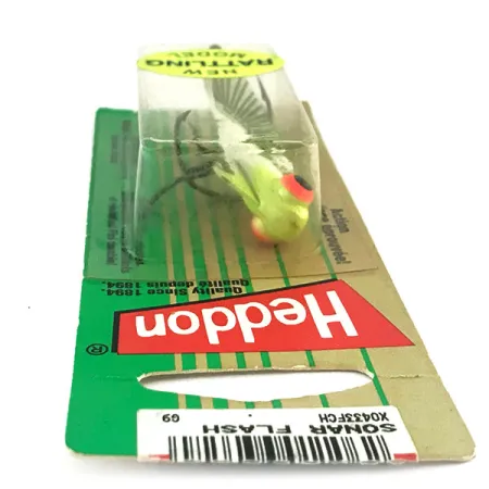 Heddon Rattling Sonar Flash 433F UV Blade Bait, Chartreuse, 14g, #8948