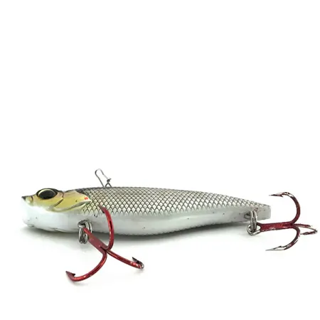 Bass Pro Shops XTS Rattle Shad Vibrationsbete, Rainbow Silver, 17g, #8954