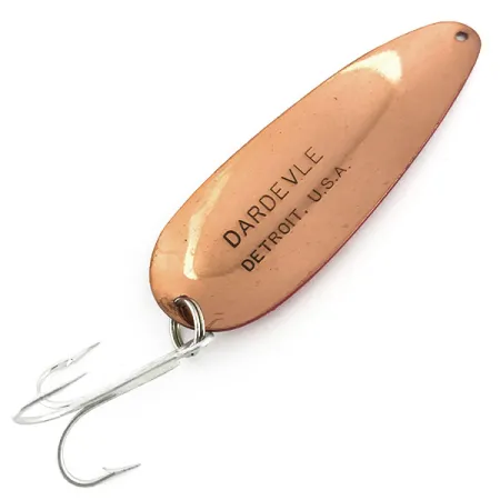 Eppinger Dardevle Skeddrag, Röd/Vit/Koppar, 28g, Vintage-modell, #8957