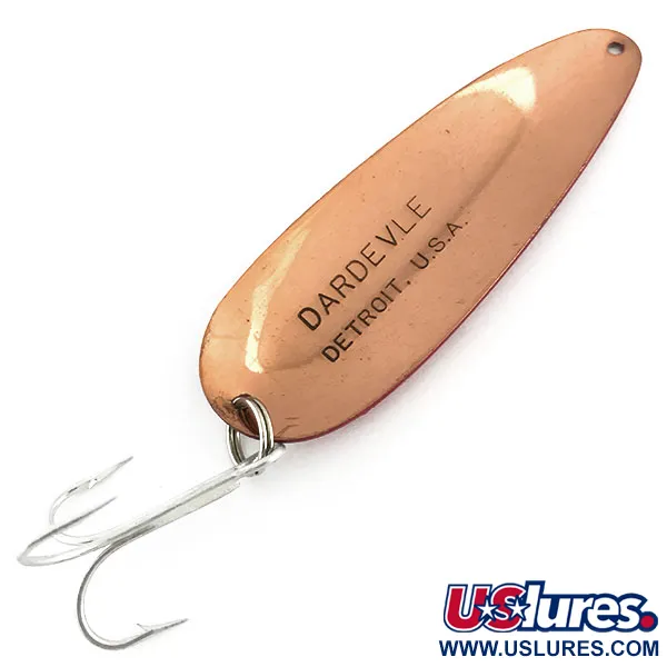 Eppinger Dardevle Skeddrag, Röd/Vit/Koppar, 28g, Vintage-modell, #8957