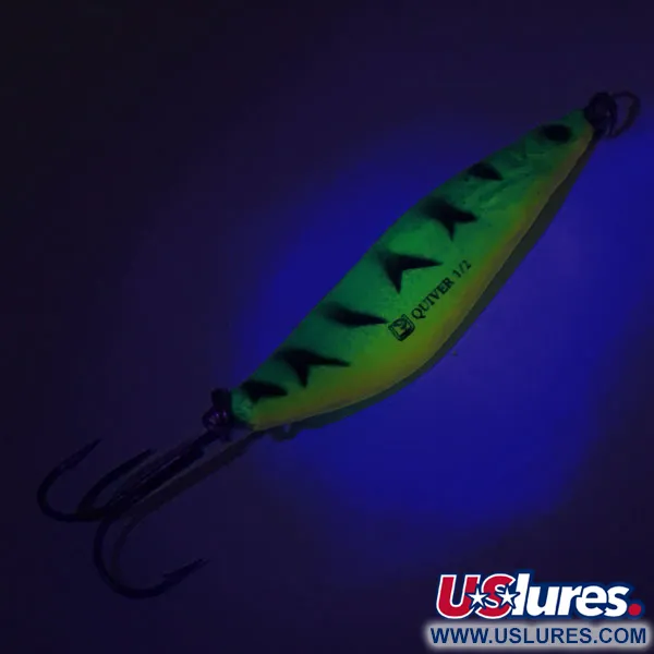Luhr Jensen Quiver Skeddrag, Fire Tiger, 14g, självlysande, #8960