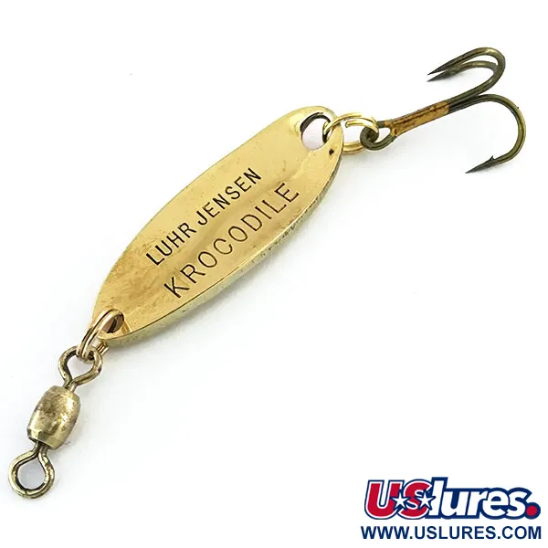 Luhr Jensen Krocodile Skeddrag, Hamrat guld / Orange, 7g, #8961