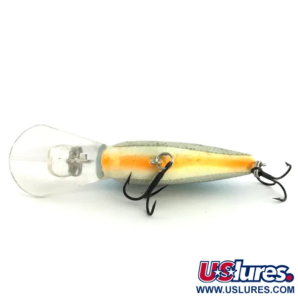 Excalibur Bomber Bill Dance Fat Fingerling Crankbait, Blå-Silver, 12g, #8962