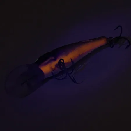 Mann's M35 Djupgående Crankbait, Svart Guld Orange, 11g, Rassel, #8970