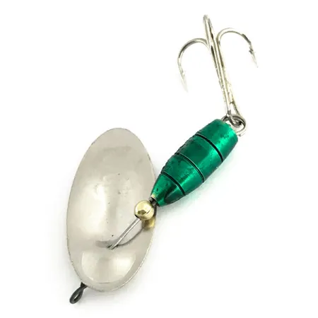 Panther Martin 9 Spinnare, Nickel / Grön, 11g, Inlinesked, #8988