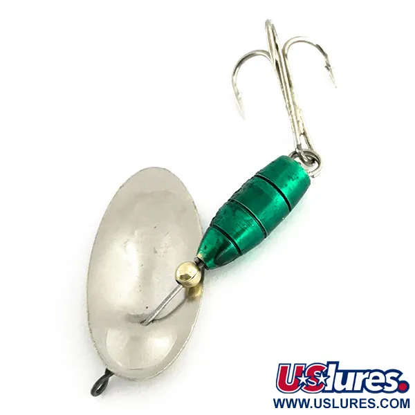 Panther Martin 9 Spinnare, Nickel / Grön, 11g, Inlinesked, #8988