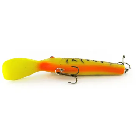 Lindy Little Joe Master's Series Baitfish UV, Gul/Brun Tiger, 12g, #8991