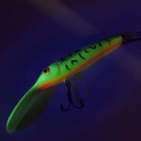 Lindy Little Joe Master's Series Baitfish UV, Gul/Brun Tiger, 12g, #8991