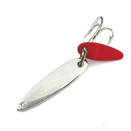 Bay de Noc Swedish Pimple Pirk, Nickel, 2g, rött lockblad, #9014