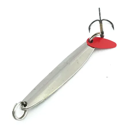 Bay de Noc Swedish Pimple Vertikalpirk, Nickel/Grön, 6g, #9016