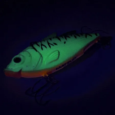 Matzuo Lipless Vibrationsbete, Green Tiger, 14g, Självlysande, #9020