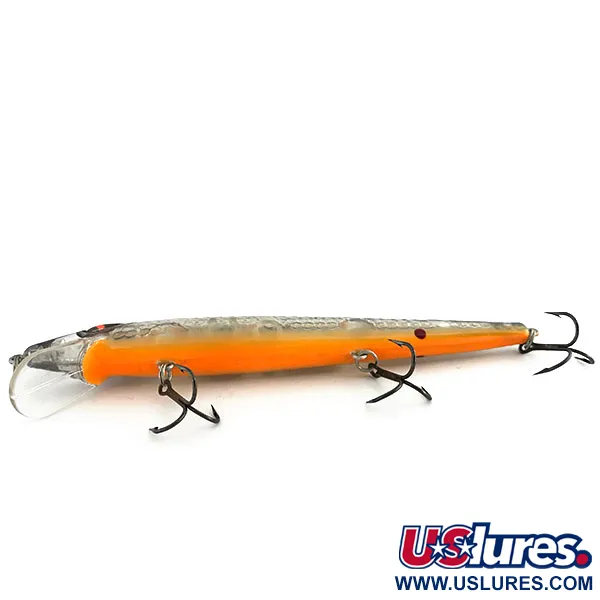 Smithwick Suspending Rattlin’ Rogue Jerkbait, Silver/Orange, 10g, #9037