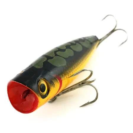 Bass Pro Shops XTS Popper, Gul/Grön, 10.5g, Rassel, #9038