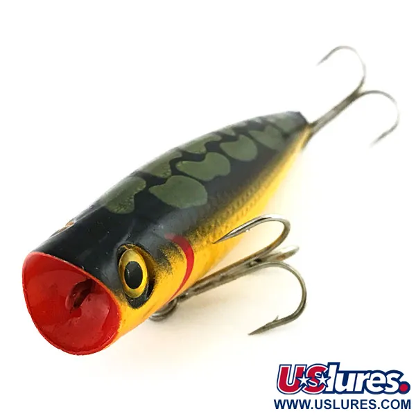 Bass Pro Shops XTS Popper, Gul/Grön, 10.5g, Rassel, #9038