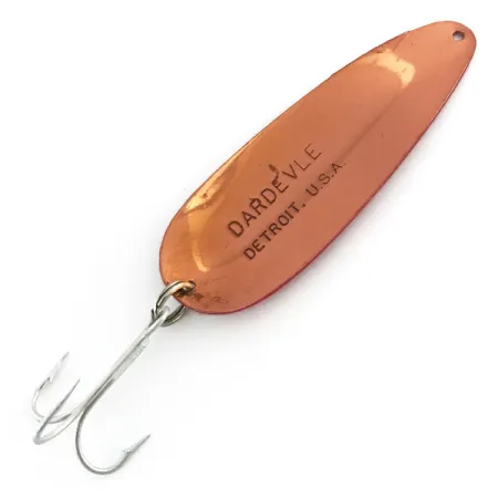 Eppinger Dardevle Skeddrag, Röd/Vit/Koppar, 28g, Kopparrygg, #9048