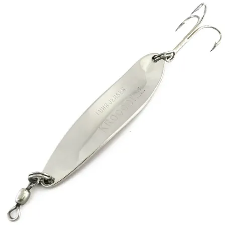 Luhr Jensen Krocodile Die #4 Skeddrag, Nickel / Rosa, 14g, Kast, #9056