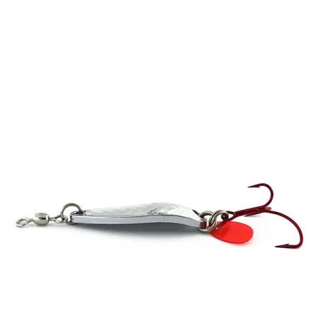 Skeddrag Luhr Jensen Krocodile, Nickel/Hologram, 9g, Röd trekrok, #9059