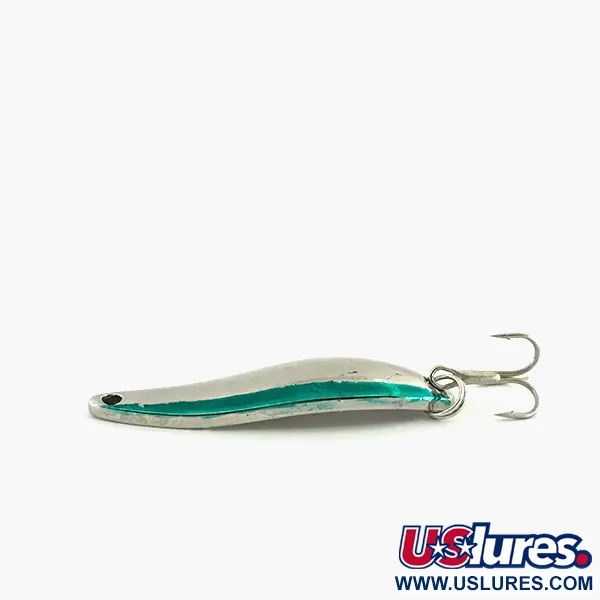 Acme Fiord Spoon Skeddrag, Nickel / Grön, 7g, Vintage, #9066