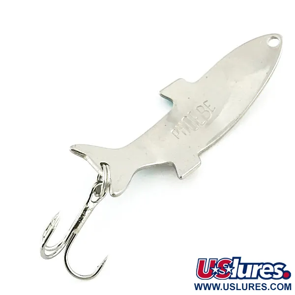 Acme Phoebe Skeddrag, Nickel / Green, 7g, 3D-Silhuett, #9068