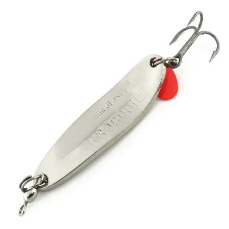 Luhr Jensen Krocodile Die #3 Skeddrag, Nickel/Hologram, 14g, #9075