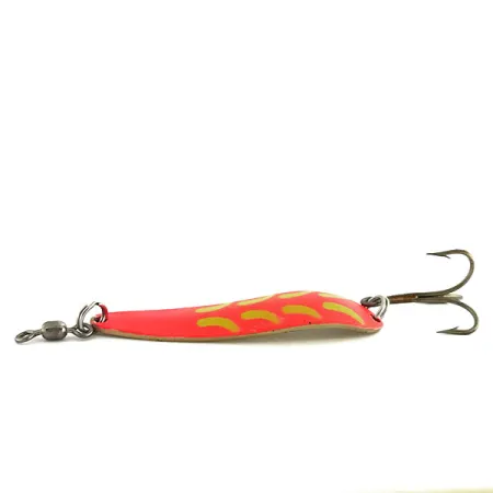 Luhr Jensen Krocodile Die #4 UV Skeddrag, Rosa/Gul/Mässing, 14g, #9080