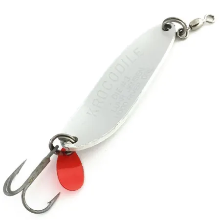 Luhr Jensen Krocodile Die #3 Skeddrag, Vit Pärlemor, 14g, #9082