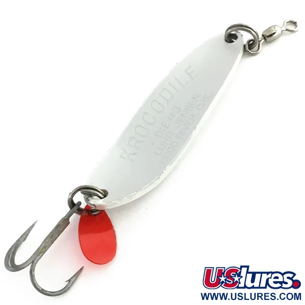 Luhr Jensen Krocodile Die #3 Skeddrag, Vit Pärlemor, 14g, #9082