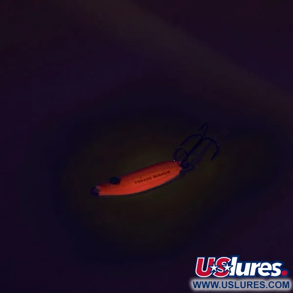 Northland Forage Minnow Jigging Spoon, Röd / Rosa, 3g, Glow, #9083