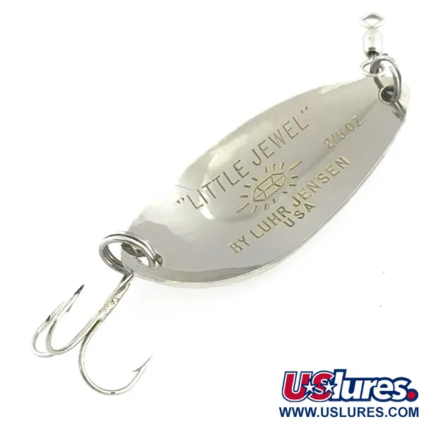 Luhr Jensen Little Jewel Skeddrag, Hamrad nickel, 14g, #9085